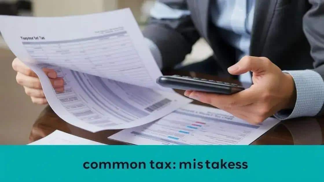 Common mistakes to avoid during tax season