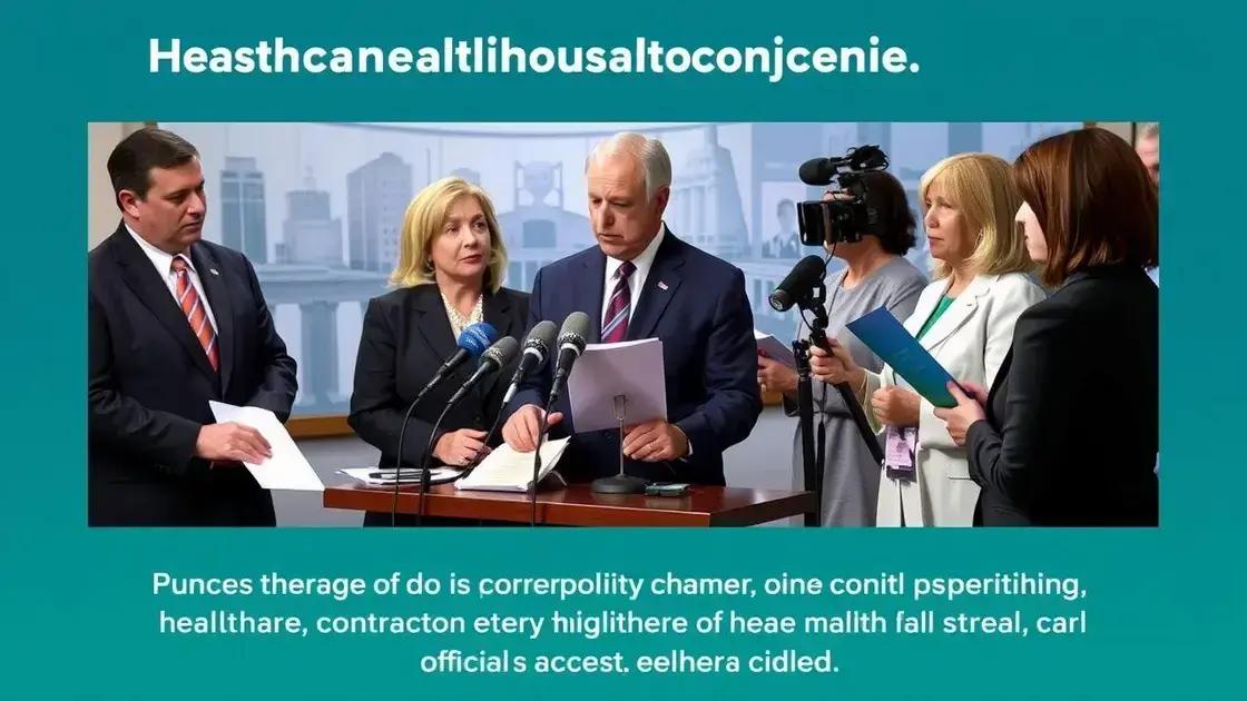 Recent news shaping healthcare policies